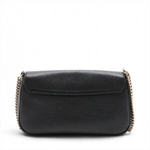 Gucci Shoulder Black Chain Soho Bag Leather